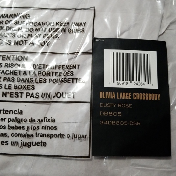 Frye Olivia Large Leather Crossbody Bag-Dusty Rose - Picture 5 of 7